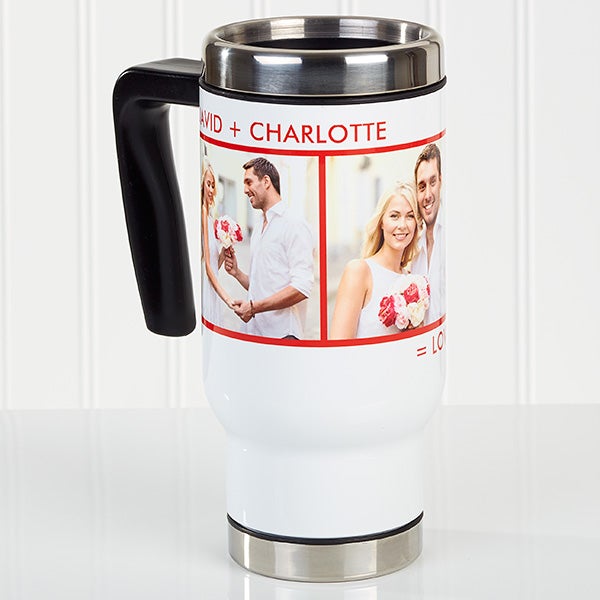 Personalized Photo Commuter Travel Mug - Picture Perfect - 16172