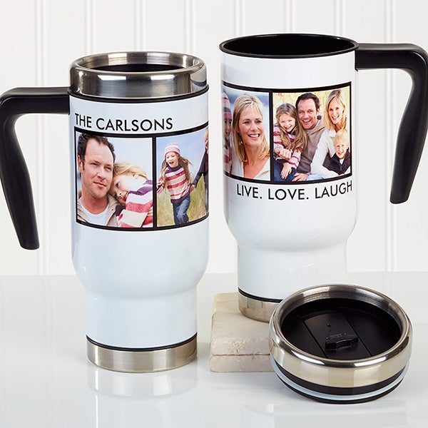Personalized Photo Commuter Travel Mug - Picture Perfect - 16172