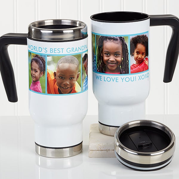 Personalized Photo Commuter Travel Mug - Picture Perfect - 16172