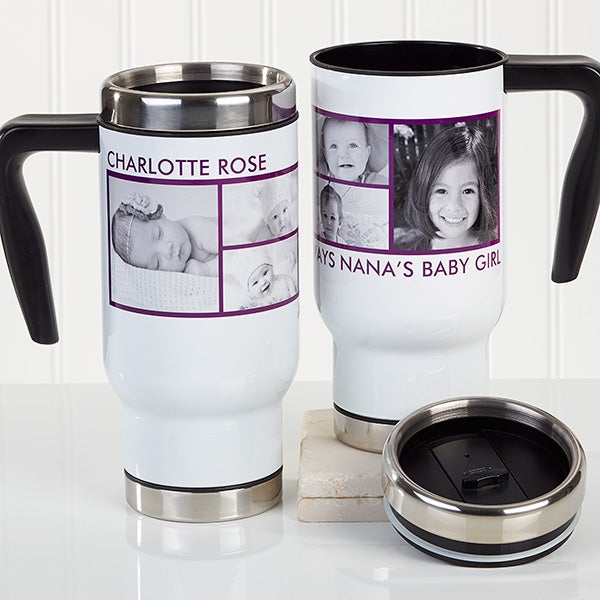 Personalized Photo Commuter Travel Mug - Picture Perfect - 16172