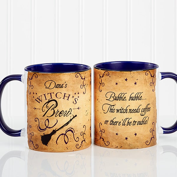 Personalized Halloween Coffee Mug - Witch's Brew - 16200