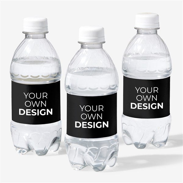 Design Your Own Personalized Water Bottle Labels - Set of 24 - 16231
