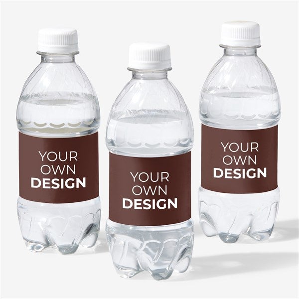 Design Your Own Personalized Water Bottle Labels - Set of 24 - 16231