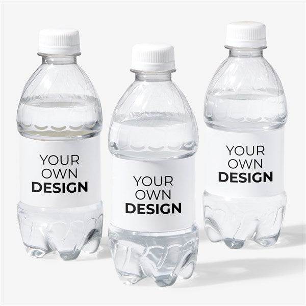 Design Your Own Personalized Water Bottle Labels - Set of 24 - 16231