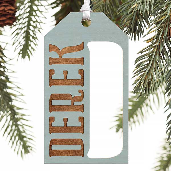 Personalized Gift Tag Christmas Ornaments - All About Family - 16235