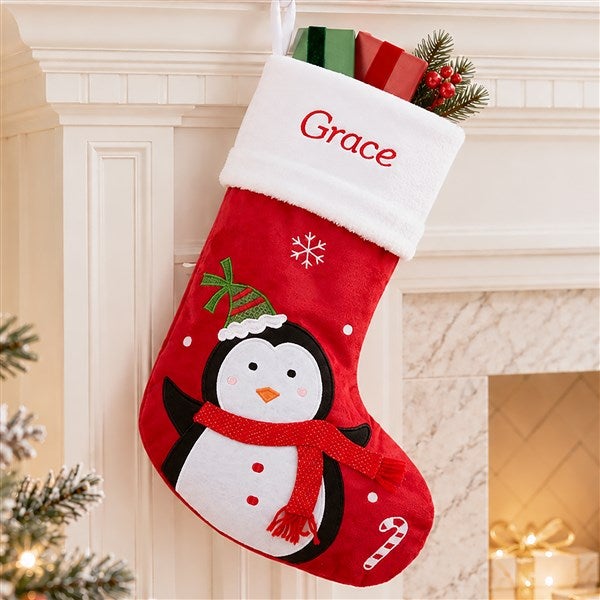 Personalized Christmas Stockings - Santa Claus Lane - 16275