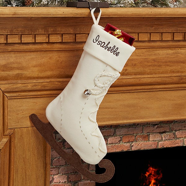 16285 Ice Skate Personalized Christmas Stocking
