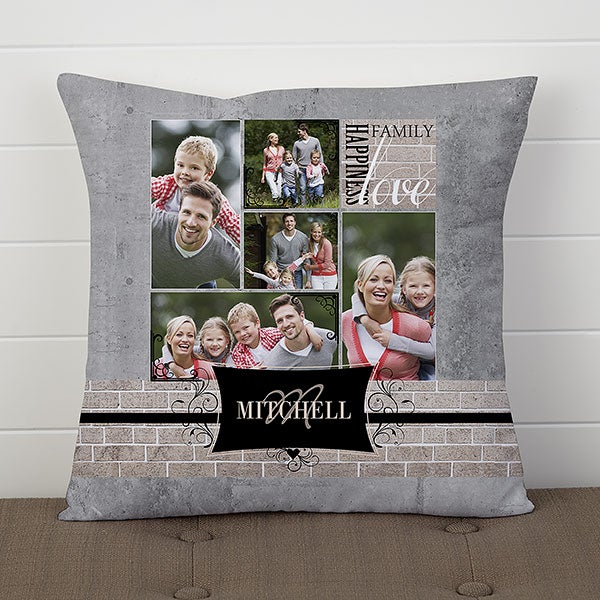 personalized throw pillows