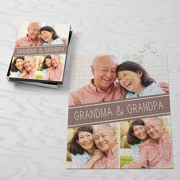 Personalized Photo Collage Puzzle - Family Photo Collage - 16319