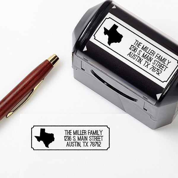 Personalized Address Stamps - Home State - 16382