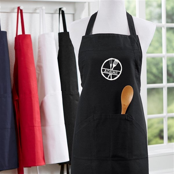 Personalized Chefs Aprons - Embroidered Family Brand - 16431