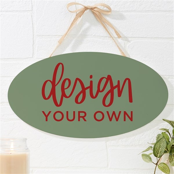 Sassy Kitchen Quotes Personalized Oval Wood Sign