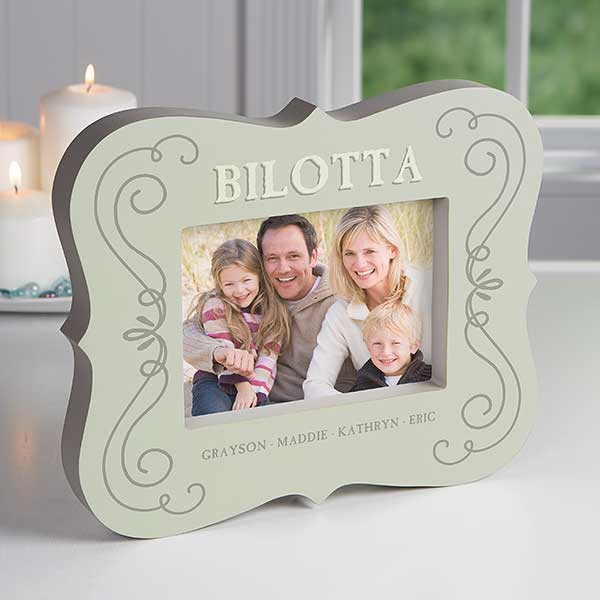 16446 Joy Of Family Personalized 5x7 Picture Frame Block