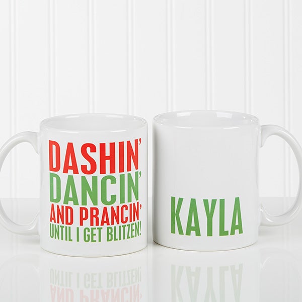 Personalized Holiday Coffee Mugs Funny Christmas Quotes