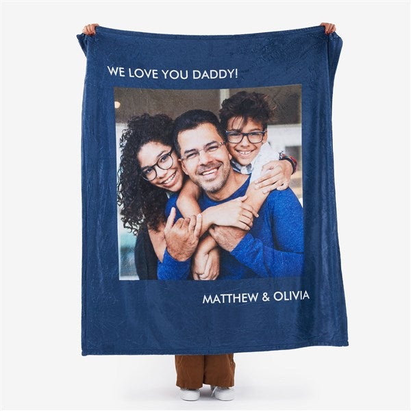Picture Perfect Personalized Fleece Blankets - 16486