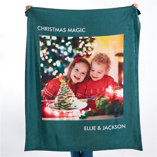 Picture Perfect Personalized Fleece Blankets - 16486