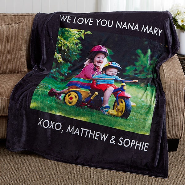 Picture Perfect Personalized Fleece Blankets - 16486