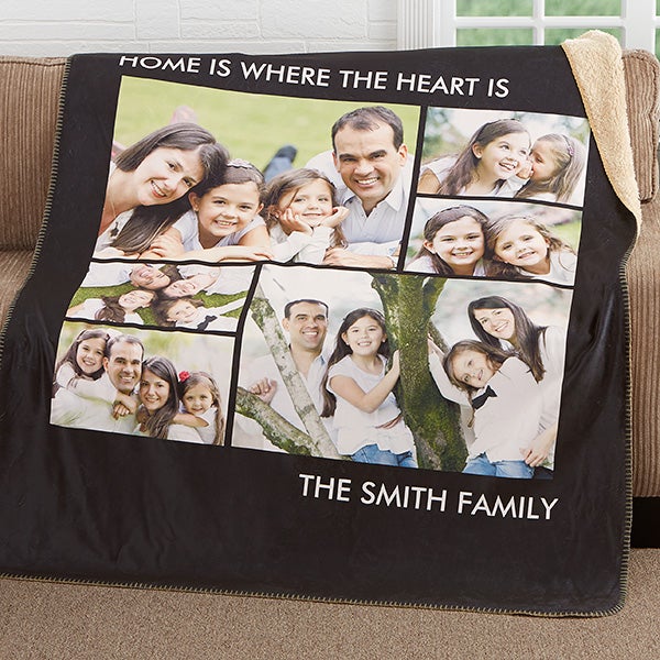 Personalized Photo Premium Sherpa Blanket - Picture Perfect - 16487