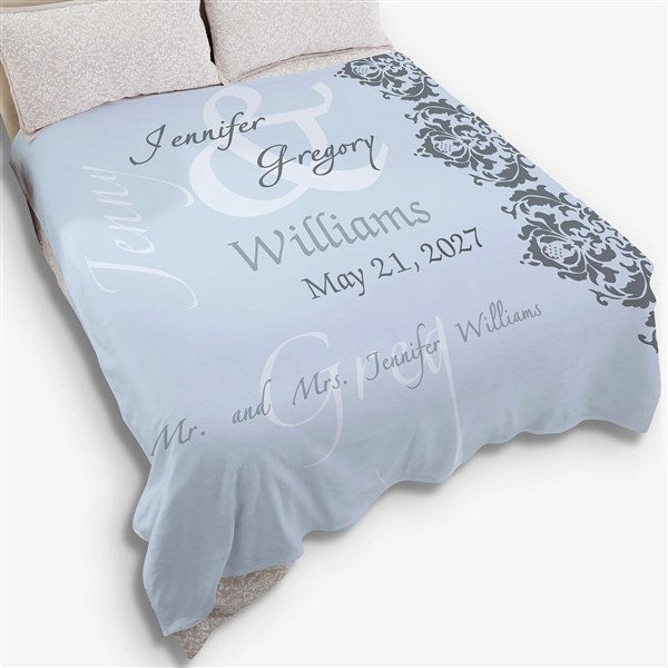 Personalized Wedding Blankets - The Wedding Couple - 16490