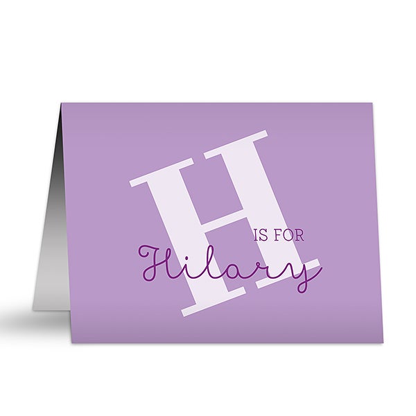 Personalized Kids Note Card Sets - Alphabet Fun - 16499