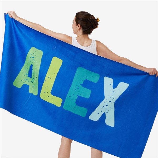Personalized Kids Beach Towel - All Mine! - 16528