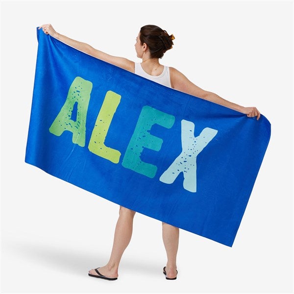 Personalized Kids Beach Towel - All Mine! - 16528
