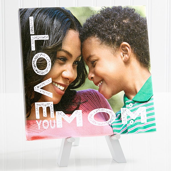Personalized Tabletop Photo Canvas Print - Loving Her - 16538