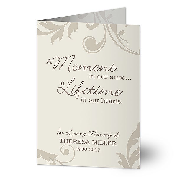 Personalized Sympathy Cards In Loving Memory