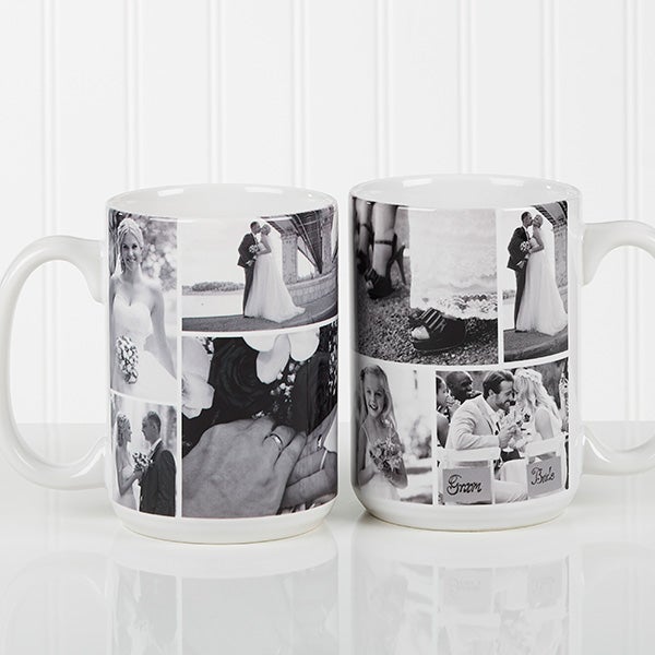 Custom Photo Collage Coffee Mugs - 16584