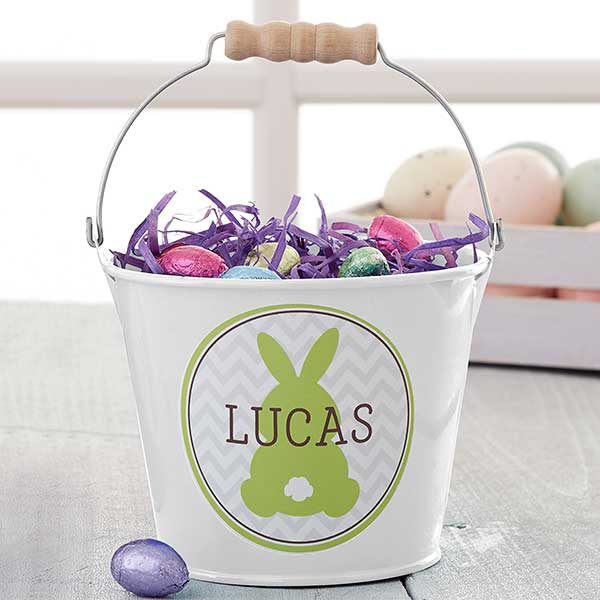 Personalized Mini Treat Bucket - Easter Bunny - 16593