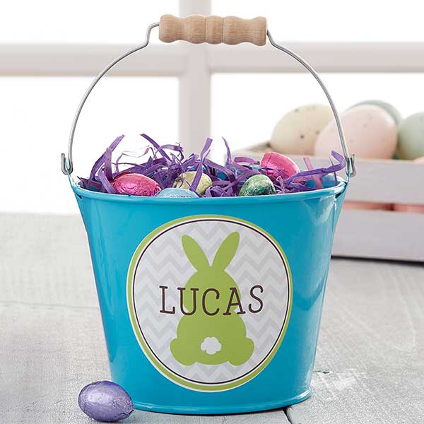 Personalized Mini Treat Bucket - Easter Bunny - 16593