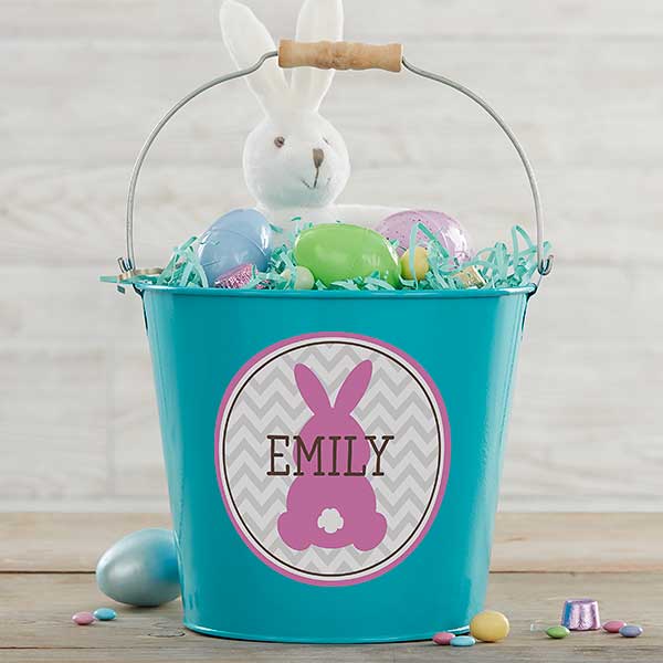 Personalized Mini Treat Bucket - Easter Bunny - 16593