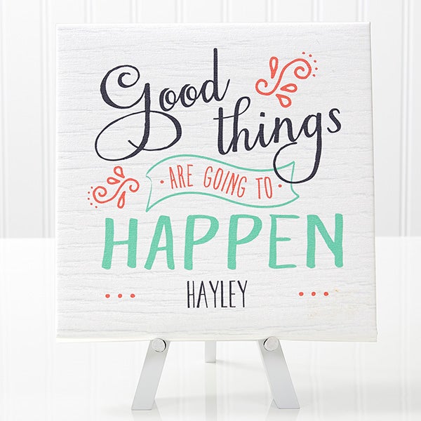Personalized Tabletop Canvas Prints - Daily Inspiration - 16631