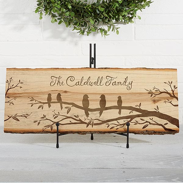 Personalized Basswood Plank Sign - Welcome To Our Nest - 16640