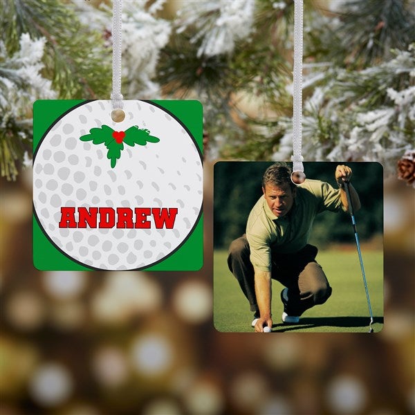Personalized Golf Christmas Ornaments - 16668