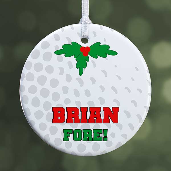 Personalized Golf Christmas Ornaments - 16668