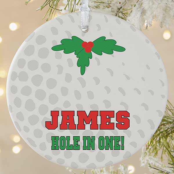 Personalized Golf Christmas Ornaments - 16668