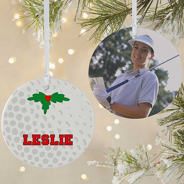 Personalized Golf Christmas Ornaments - 16668