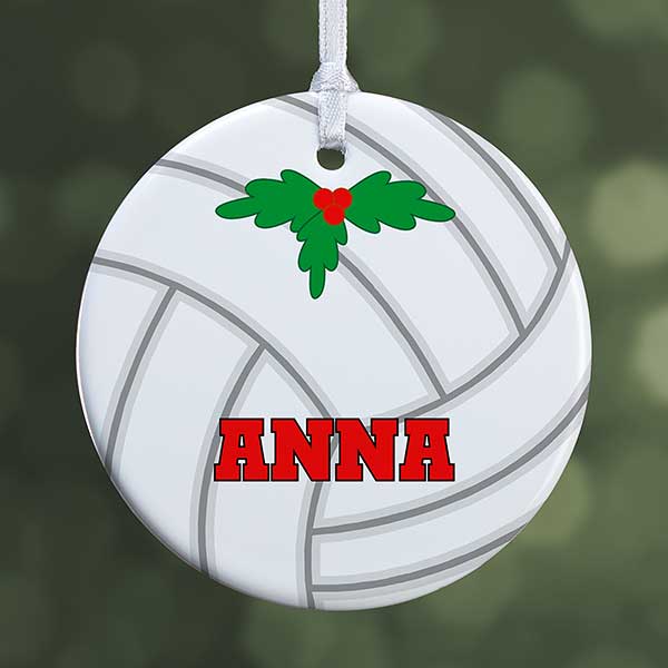 Personalized Volleyball Christmas Ornaments - 16672