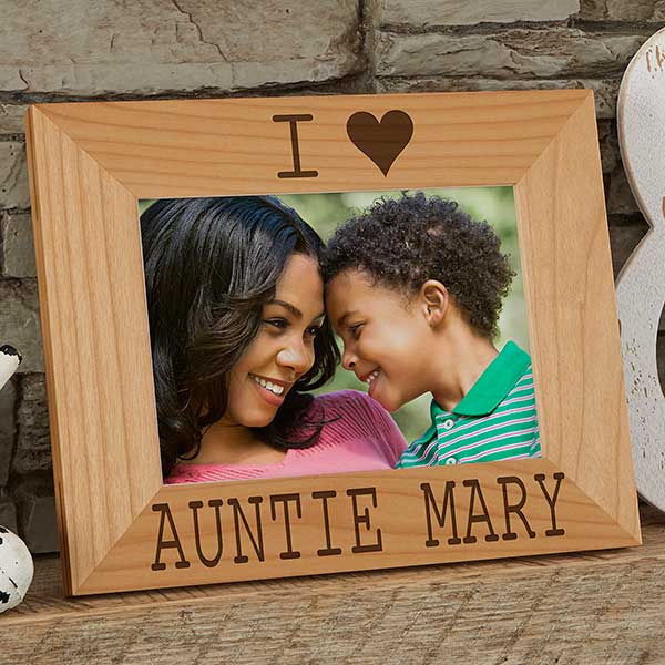 Personalized Wood Picture Frames - We Love Her - 16693