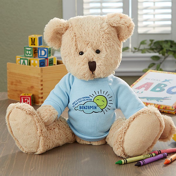 Personalized Get Well Teddy Bear - 16722