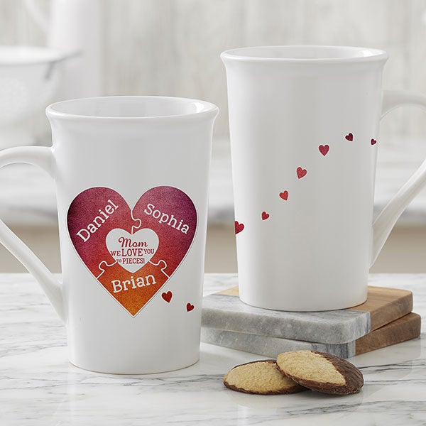 Personalized Puzzle Piece Coffee Mug - We Love You To Pieces - 16762