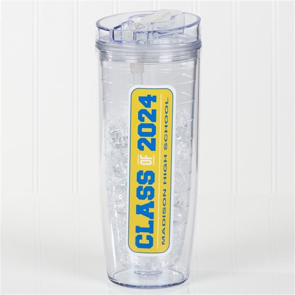 Personalized Graduation Acrylic Insulated Tumbler - Class Of - 16771