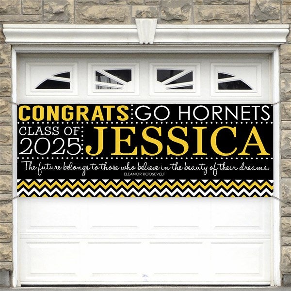 Personalized Graduation Banner - School Memories - 16792