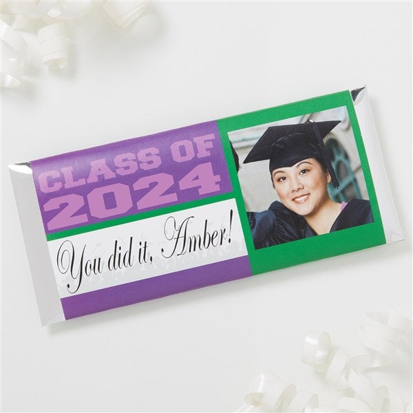 Personalized Photo Graduation Candy Bar Wrappers - Class Of - 16798