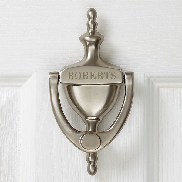 Personalized Brass Door Knocker Antique Brass For The Home