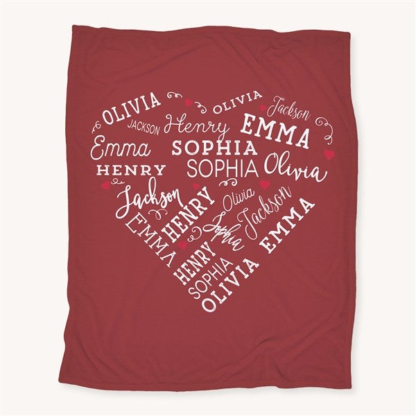Personalized Blankets - Close To Her Heart - 16802