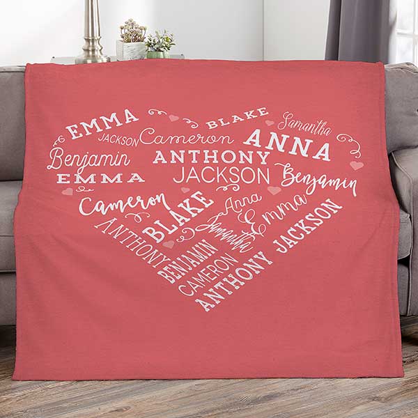Personalized Blankets for The Closest One to Your Heart Custom Blanket Couple Custom Couple Gifts 60x80-Black