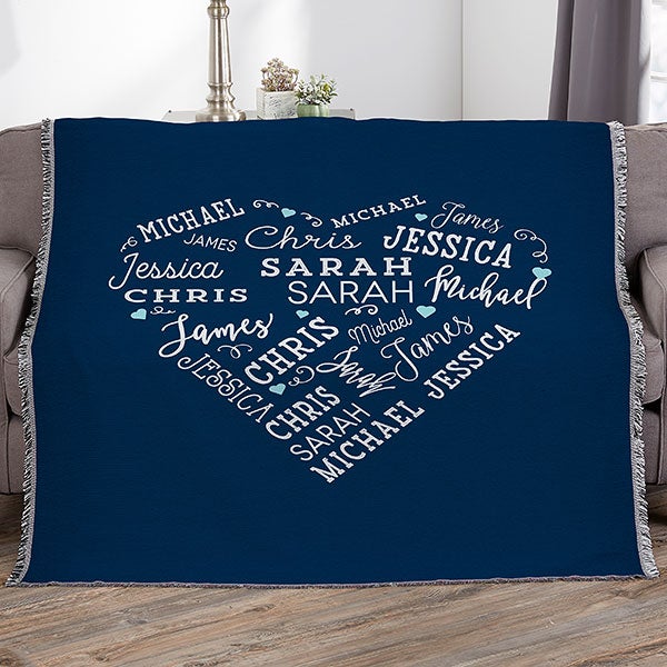 Personalized Blankets - Close To Her Heart - 16802