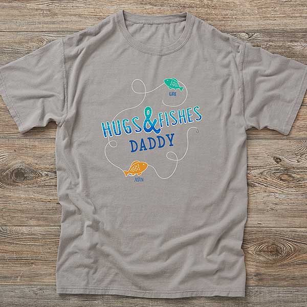 Personalized Fishing Apparel - Hugs & Fishes - 16862